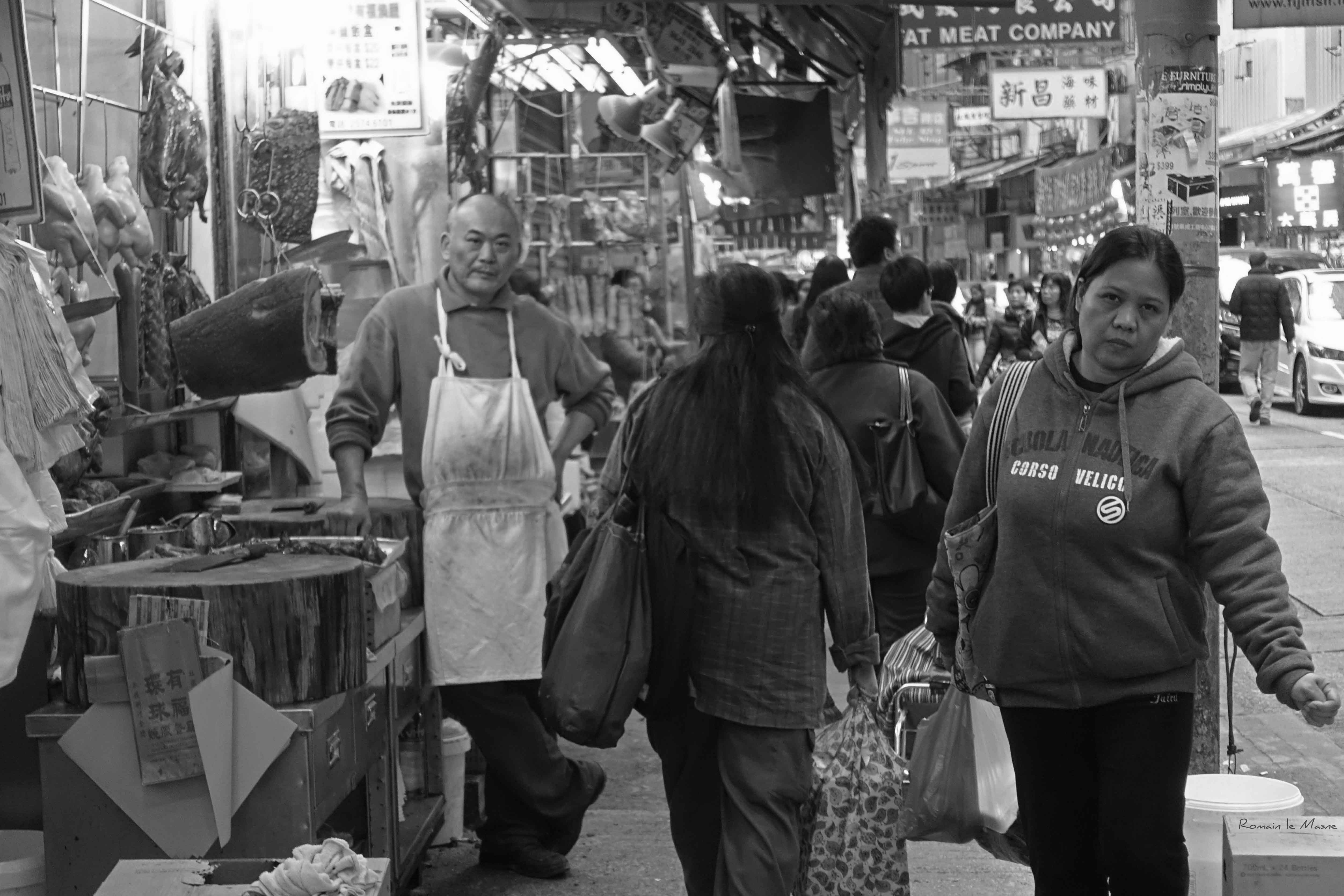 Au marché de Wanchai - Hong Kong