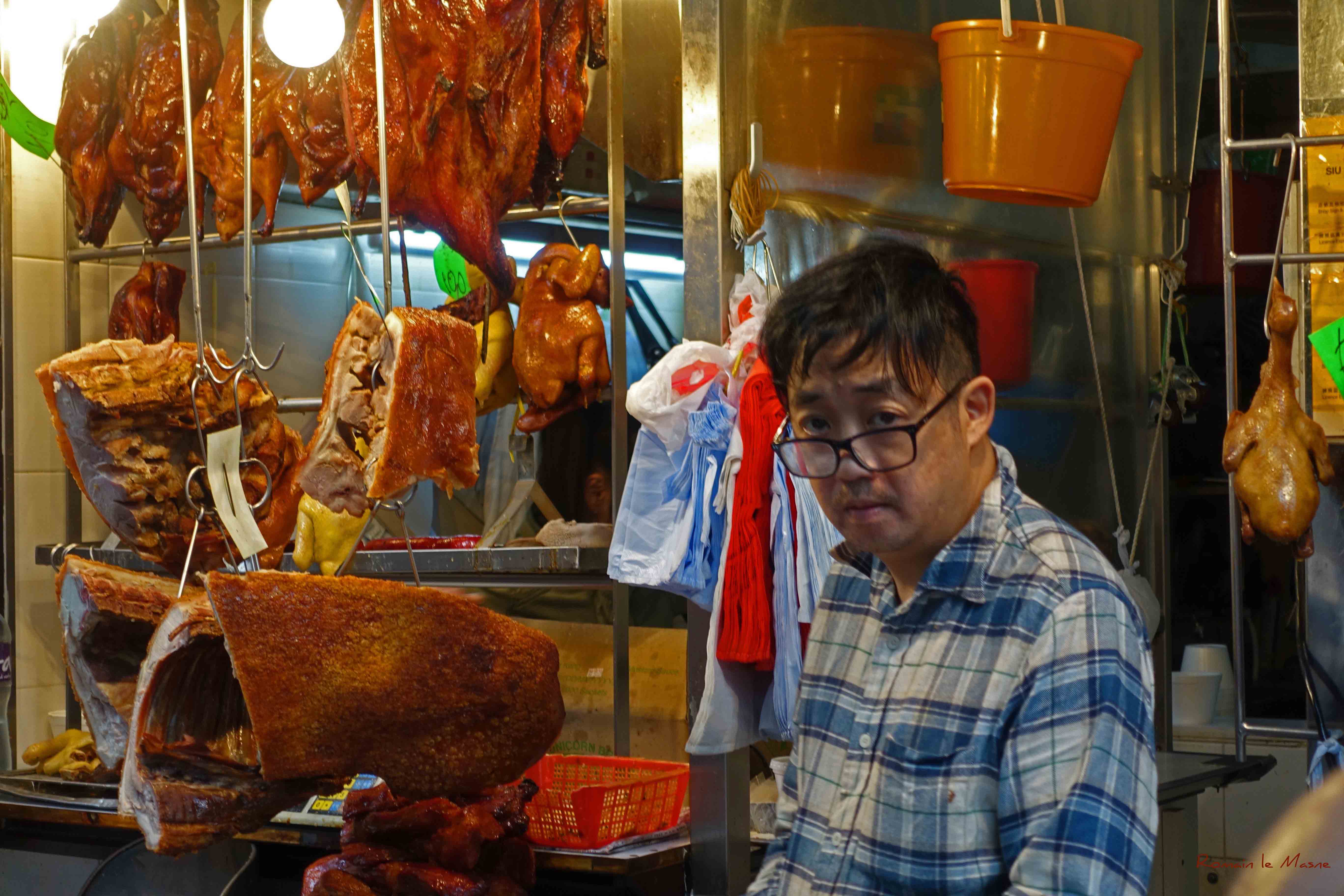 Boucher à Wanchai - Hong Kong