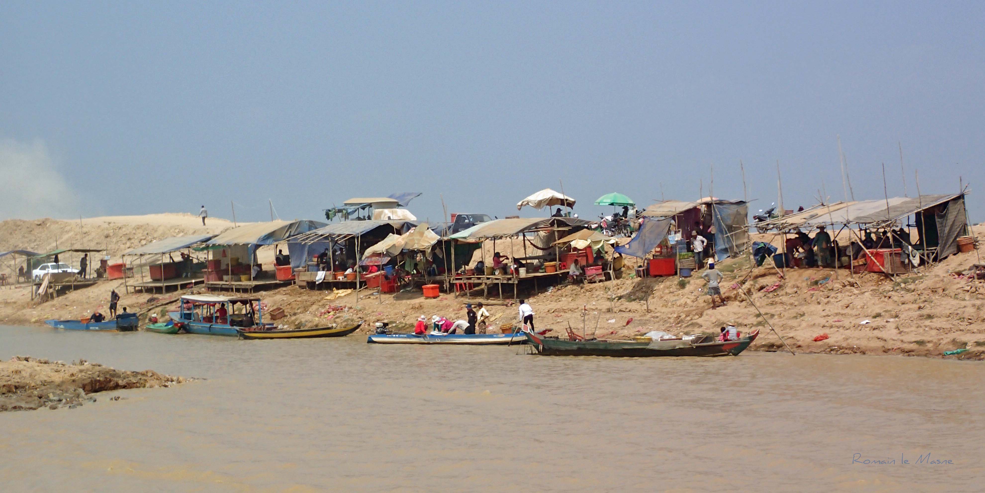 La rive du Tonle Sap 2 - Siem Reap - Cambodge