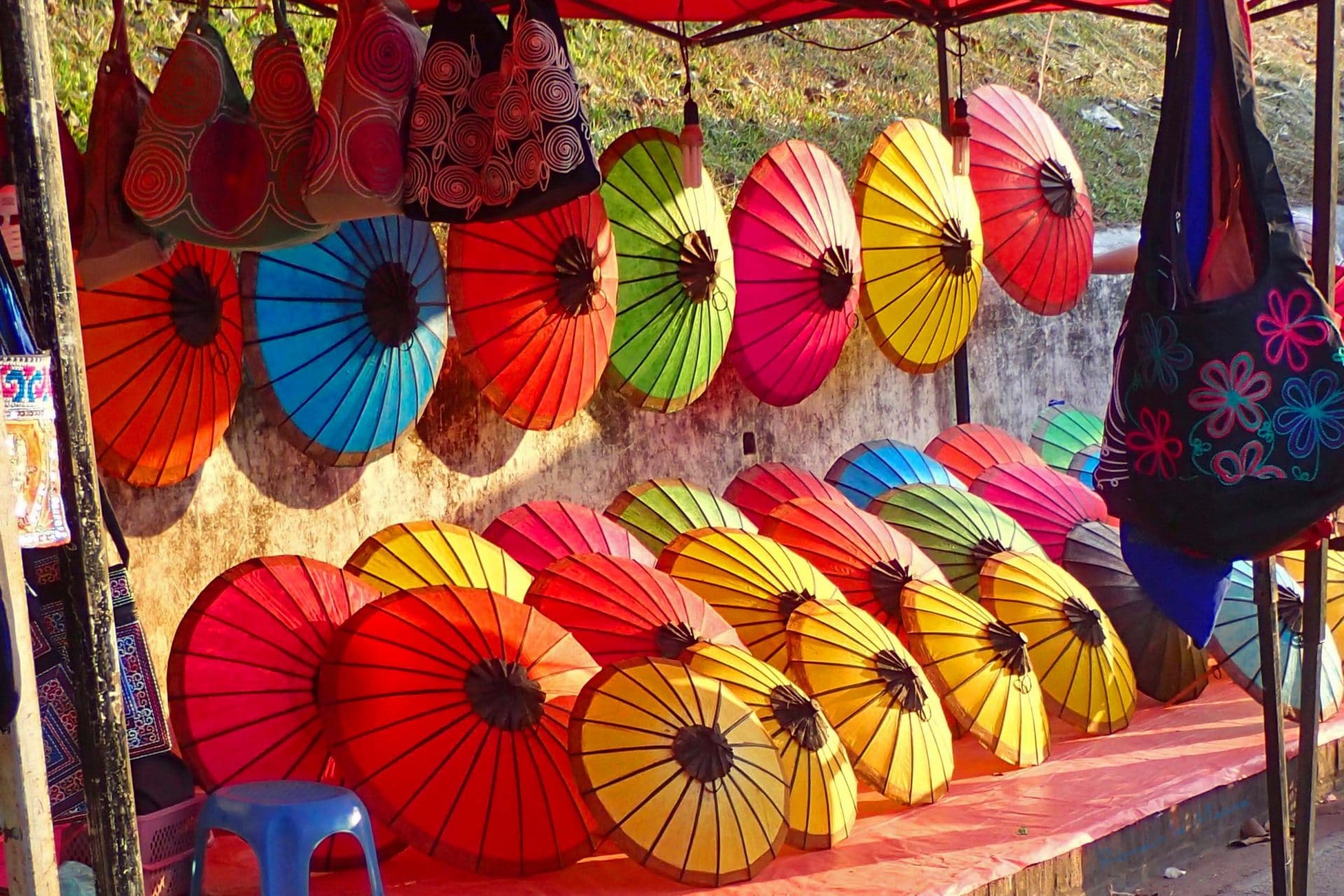 Les ombrelles - Luang-Prabang - Laos